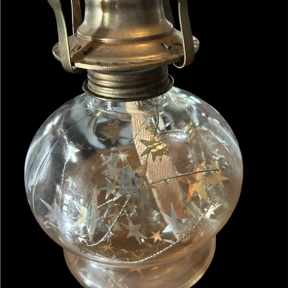 Starry Glass Oil Lamp